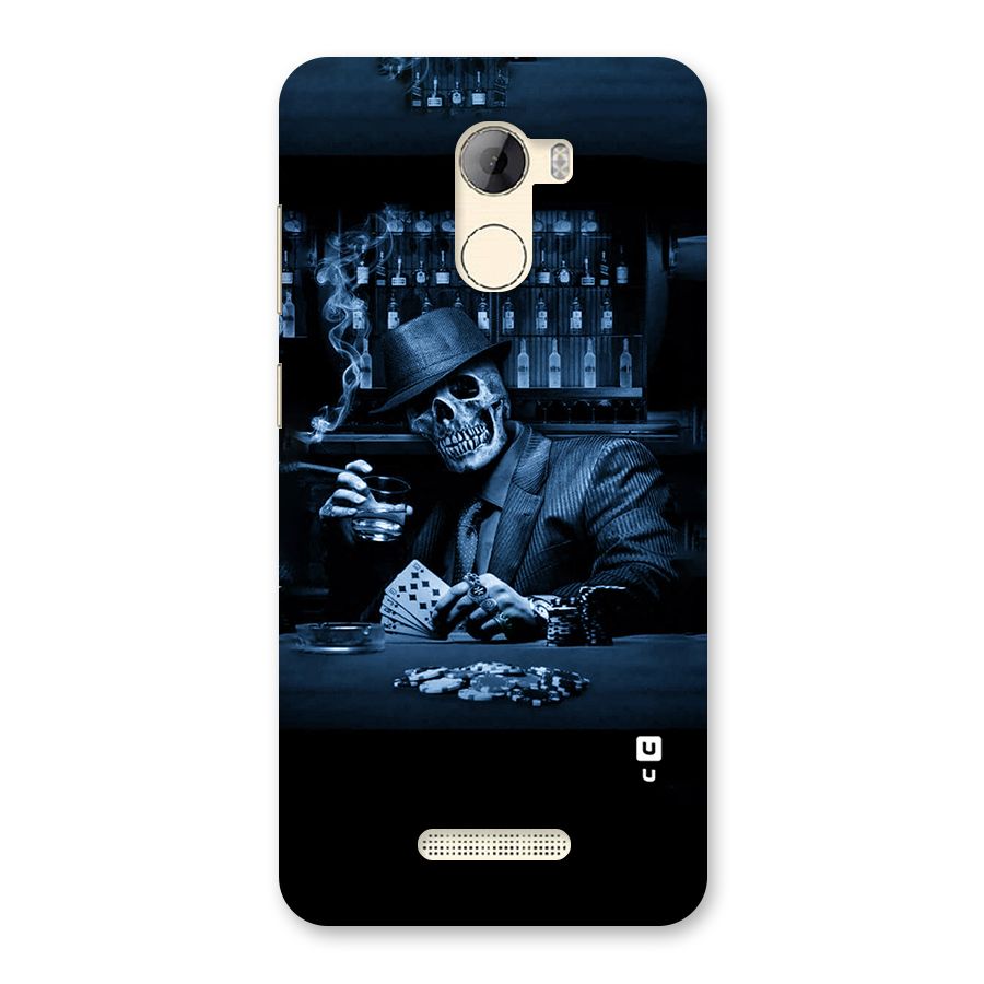 Cool Skull Cards Back Case for Gionee A1 LIte