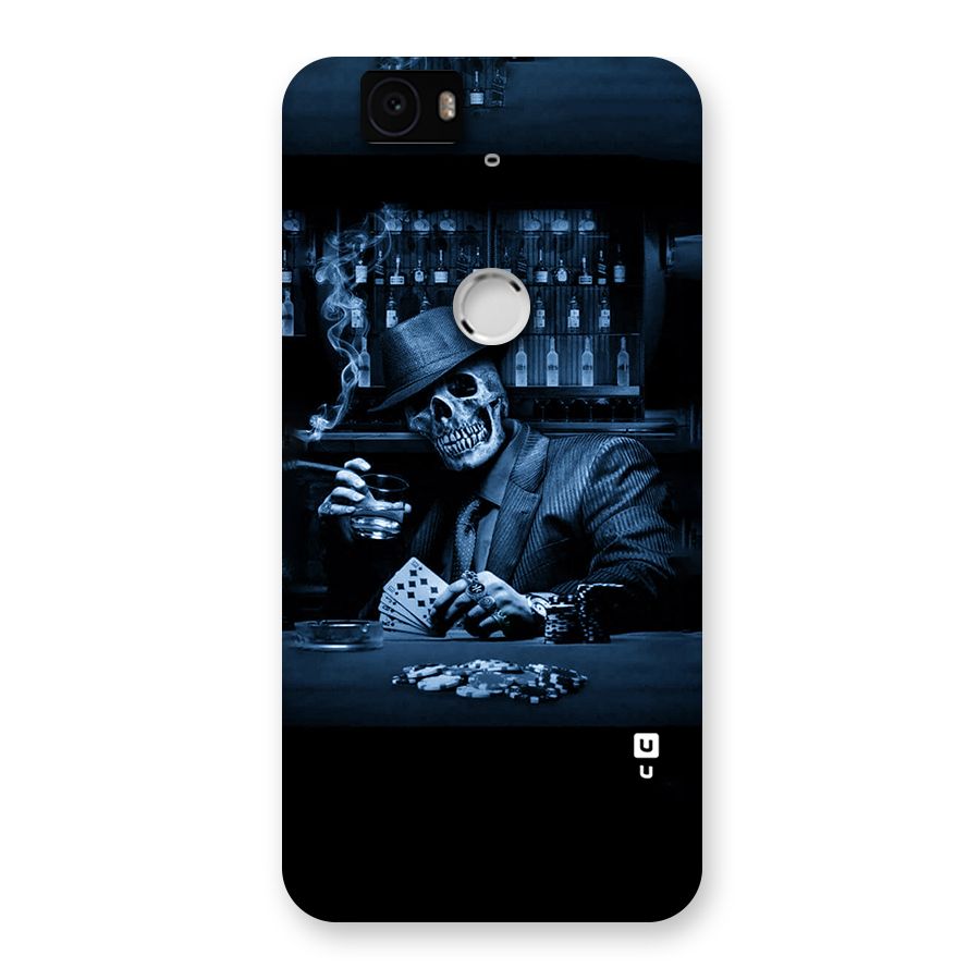 Cool Skull Cards Back Case for Google Nexus-6P