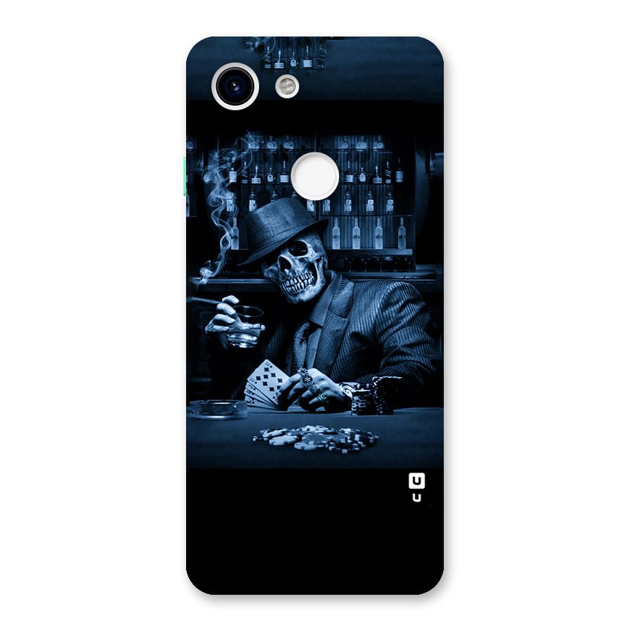 Cool Skull Cards Back Case for Google Pixel 3