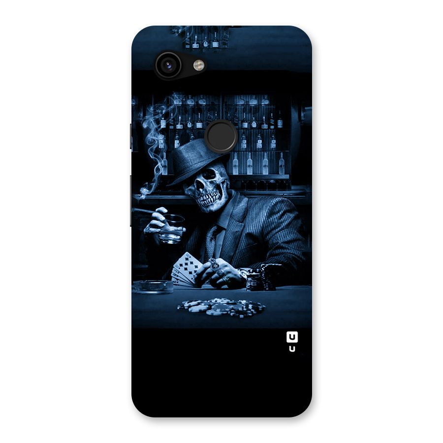 Cool Skull Cards Back Case for Google Pixel 3a