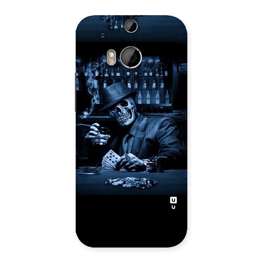 Cool Skull Cards Back Case for HTC One M8