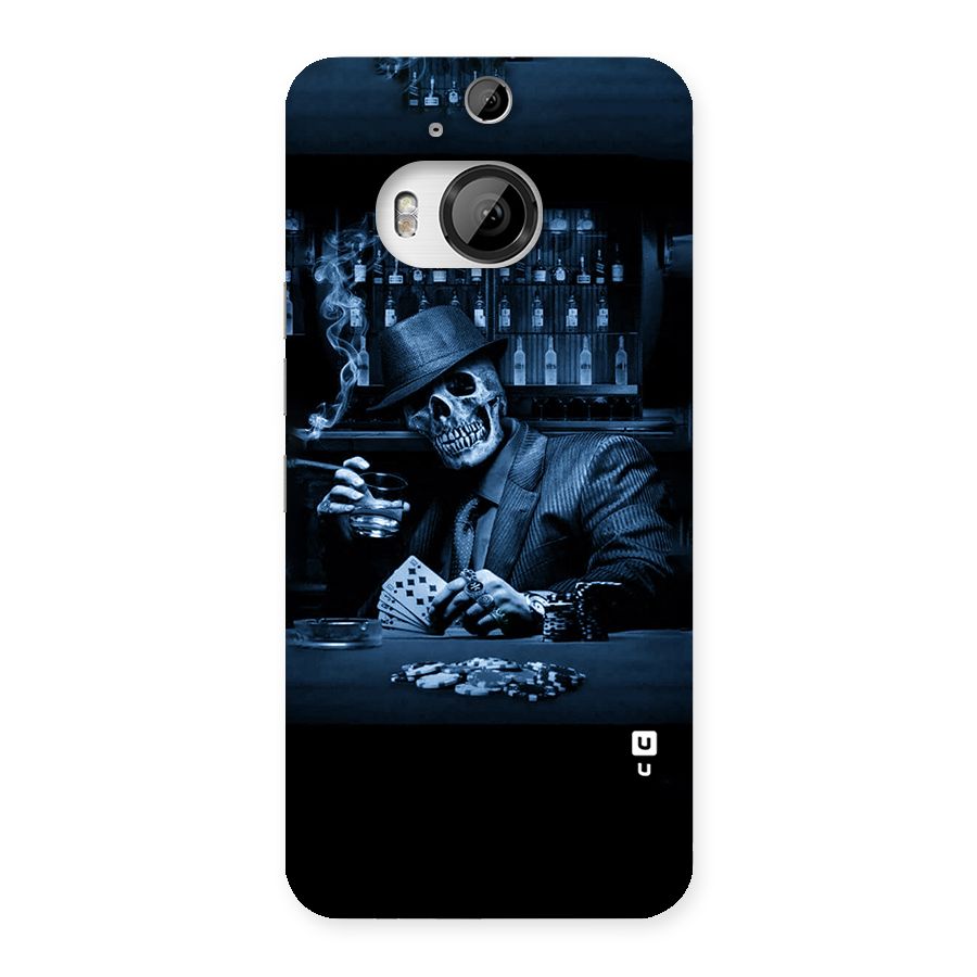 Cool Skull Cards Back Case for HTC One M9 Plus