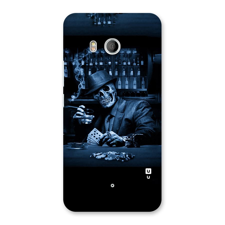 Cool Skull Cards Back Case for HTC U11