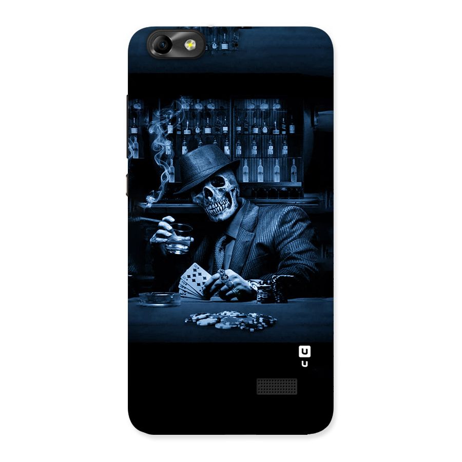 Cool Skull Cards Back Case for Honor 4C
