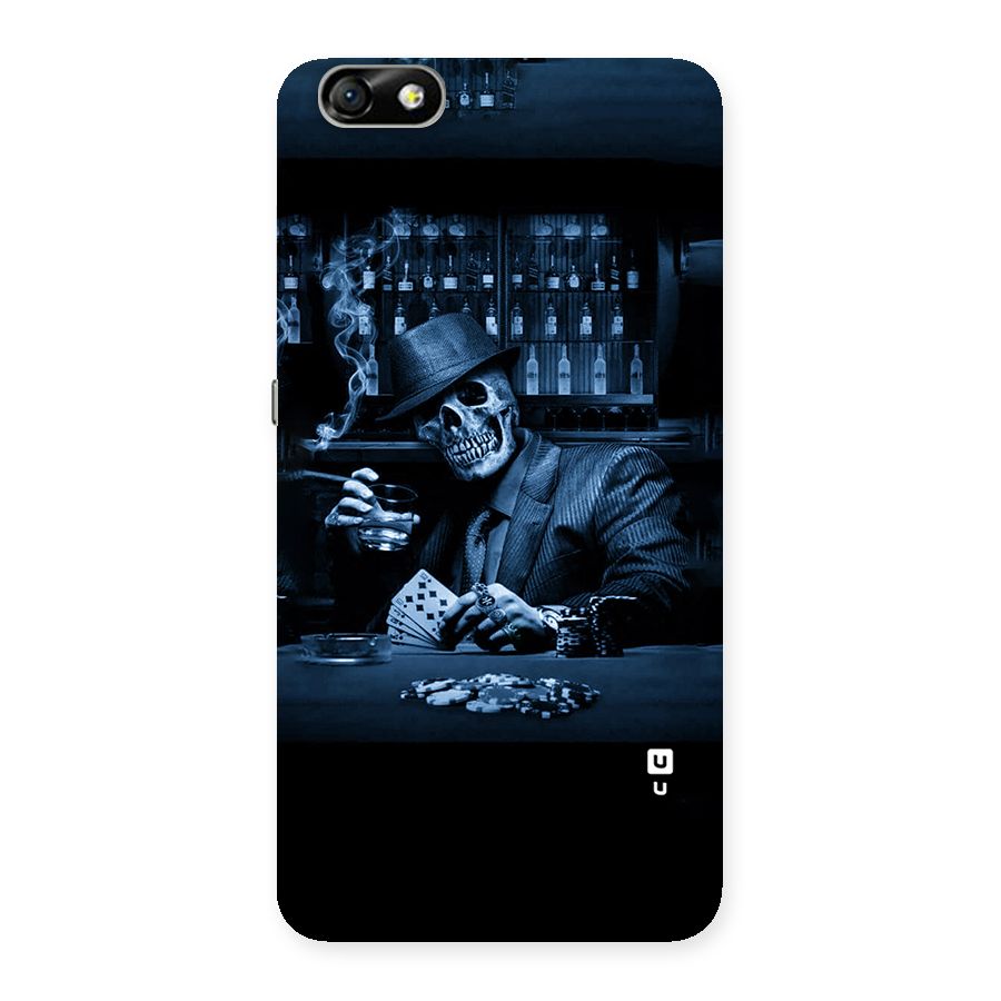 Cool Skull Cards Back Case for Honor 4X