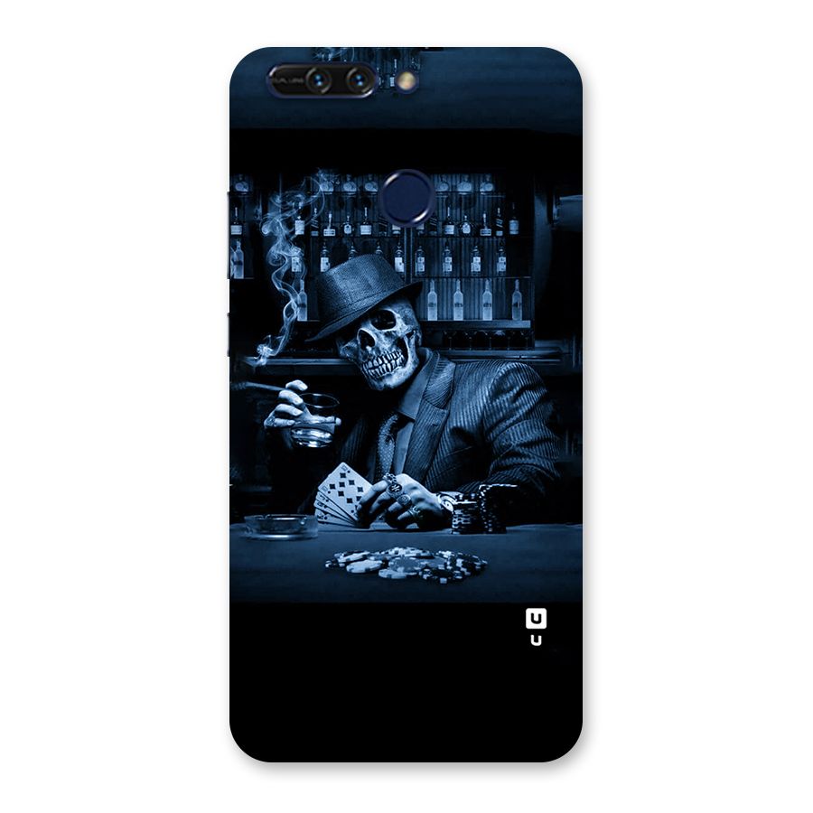 Cool Skull Cards Back Case for Honor 8 Pro