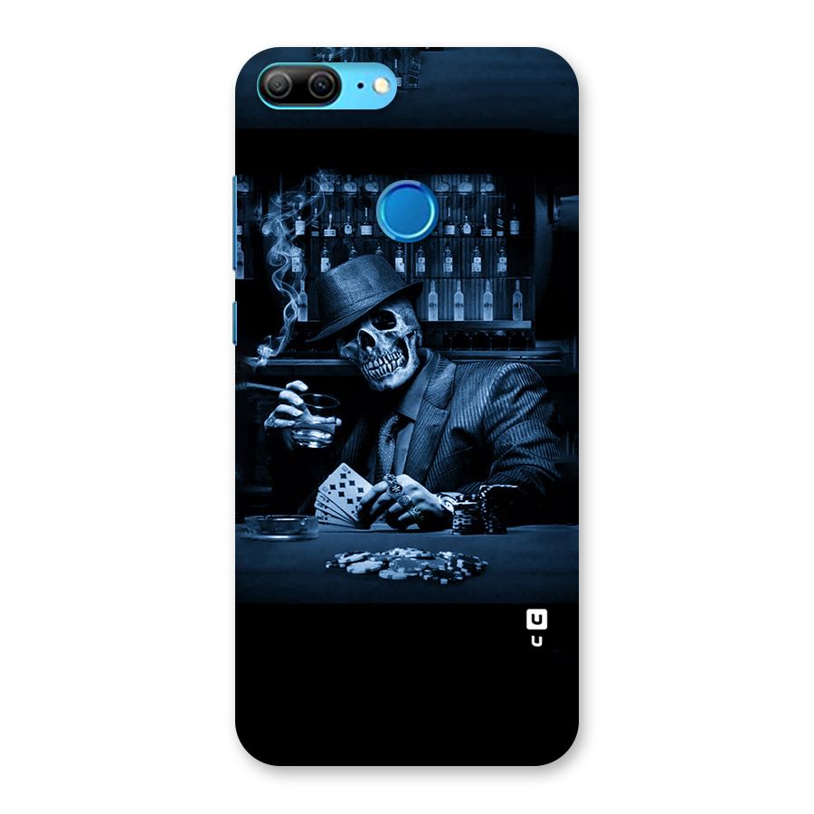 Cool Skull Cards Back Case for Honor 9 Lite