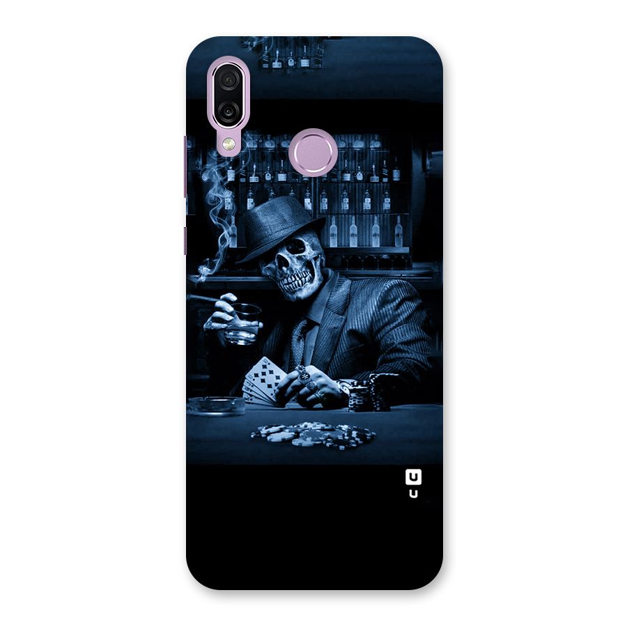 Cool Skull Cards Back Case for Honor Play