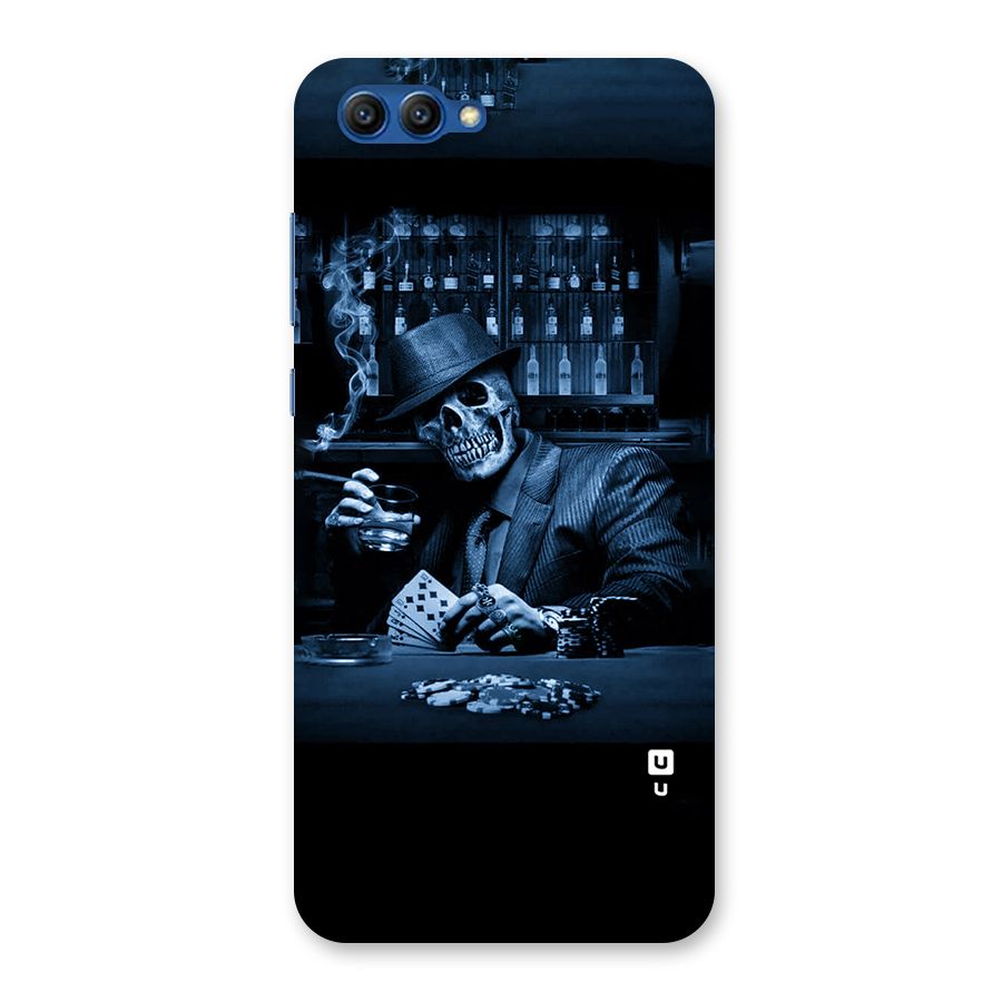 Cool Skull Cards Back Case for Honor View 10
