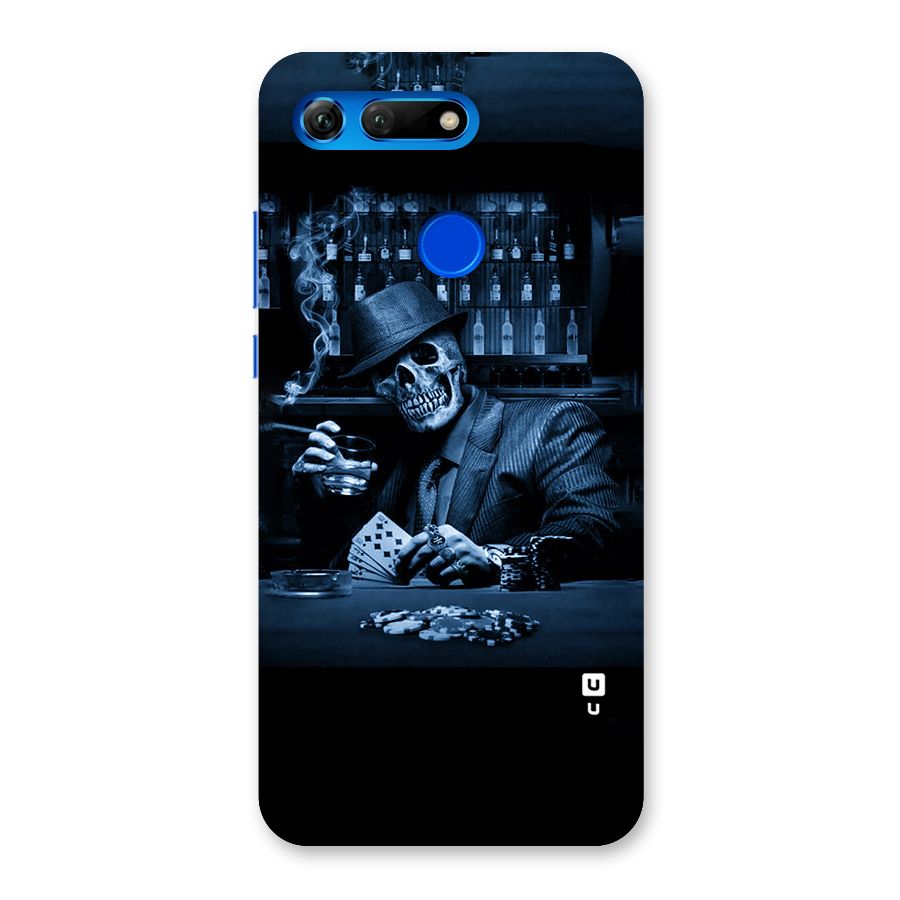 Cool Skull Cards Back Case for Honor View 20