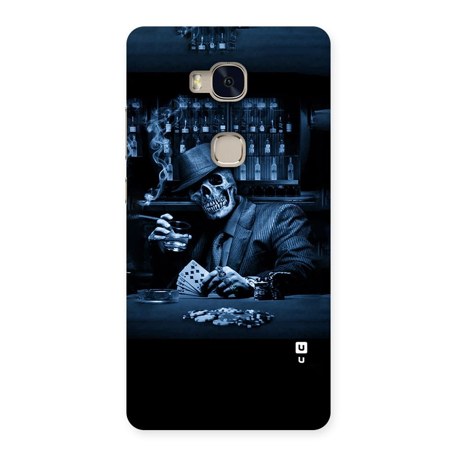 Cool Skull Cards Back Case for Huawei Honor 5X
