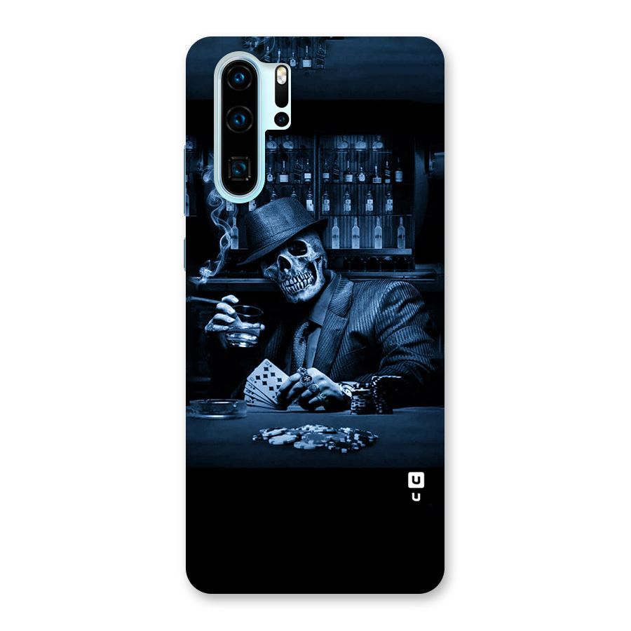 Cool Skull Cards Back Case for Huawei P30 Pro