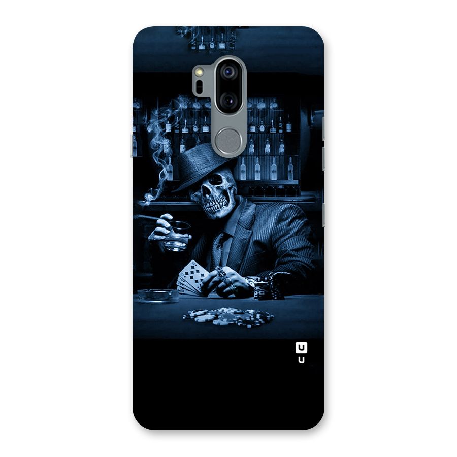 Cool Skull Cards Back Case for LG G7