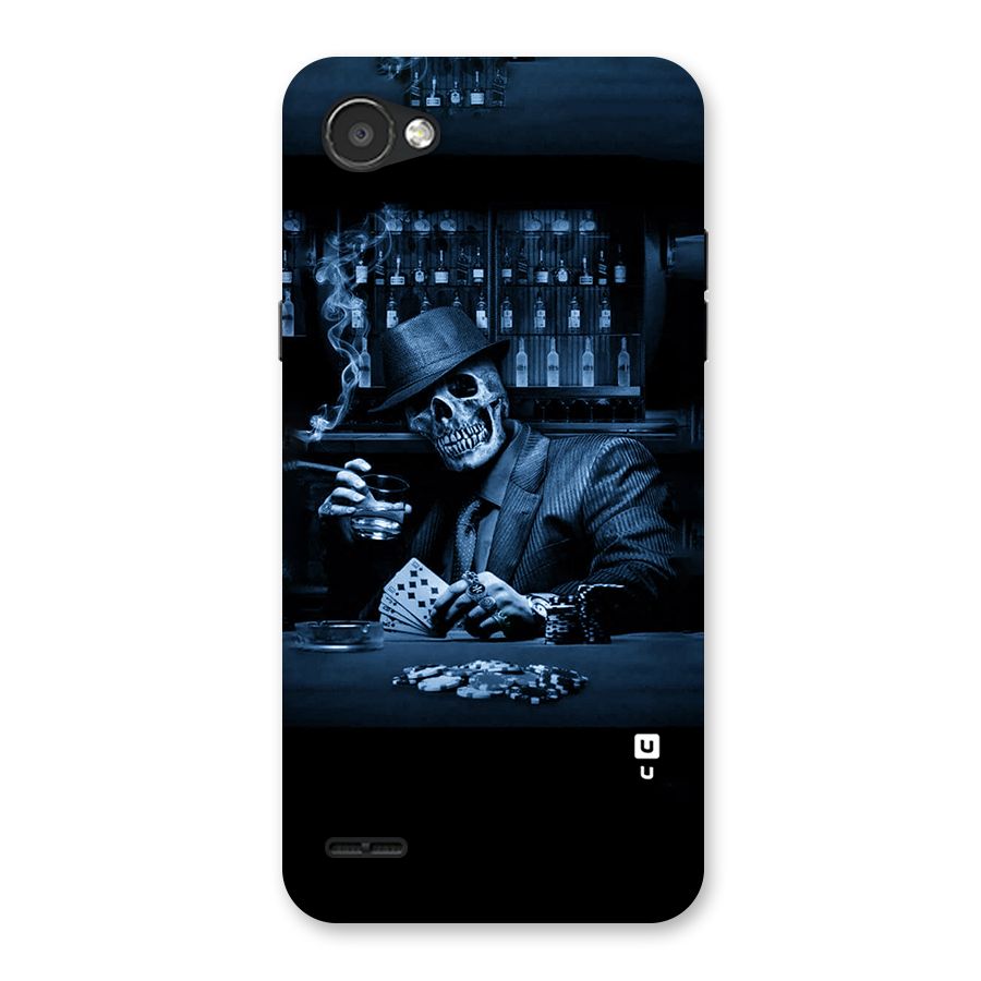 Cool Skull Cards Back Case for LG Q6