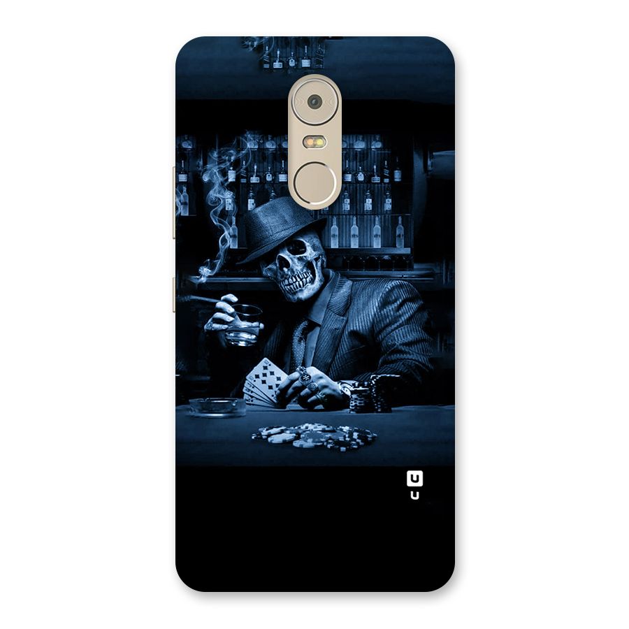 Cool Skull Cards Back Case for Lenovo K6 Note