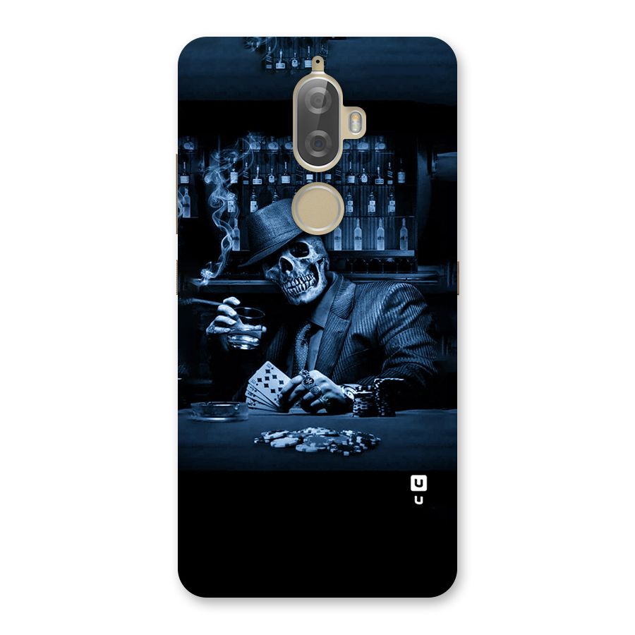 Cool Skull Cards Back Case for Lenovo K8 Plus