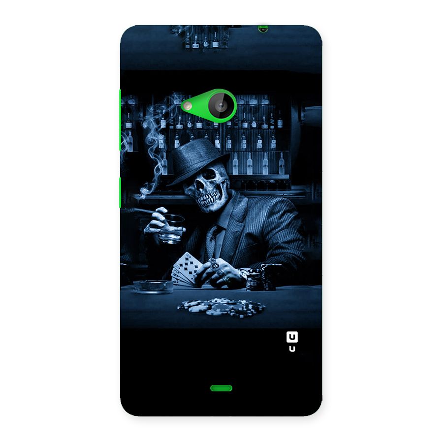 Cool Skull Cards Back Case for Lumia 535