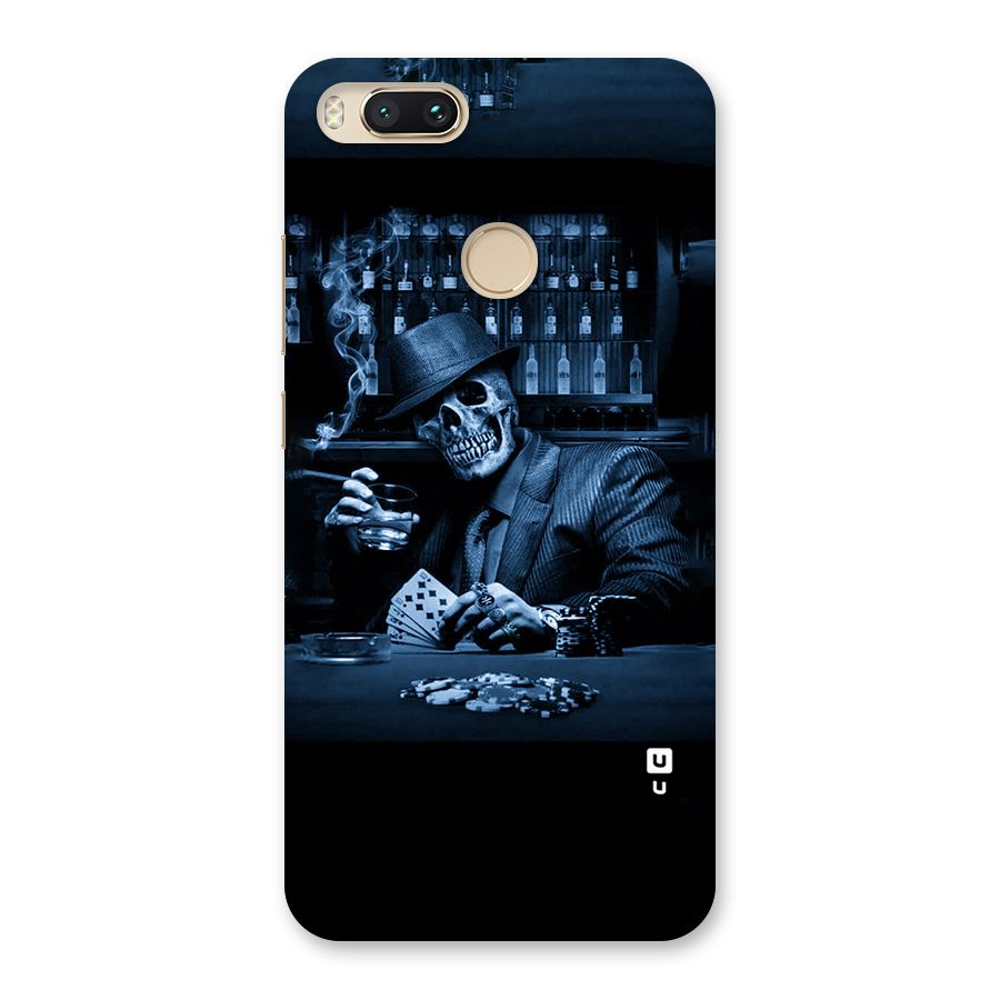 Cool Skull Cards Back Case for Mi A1