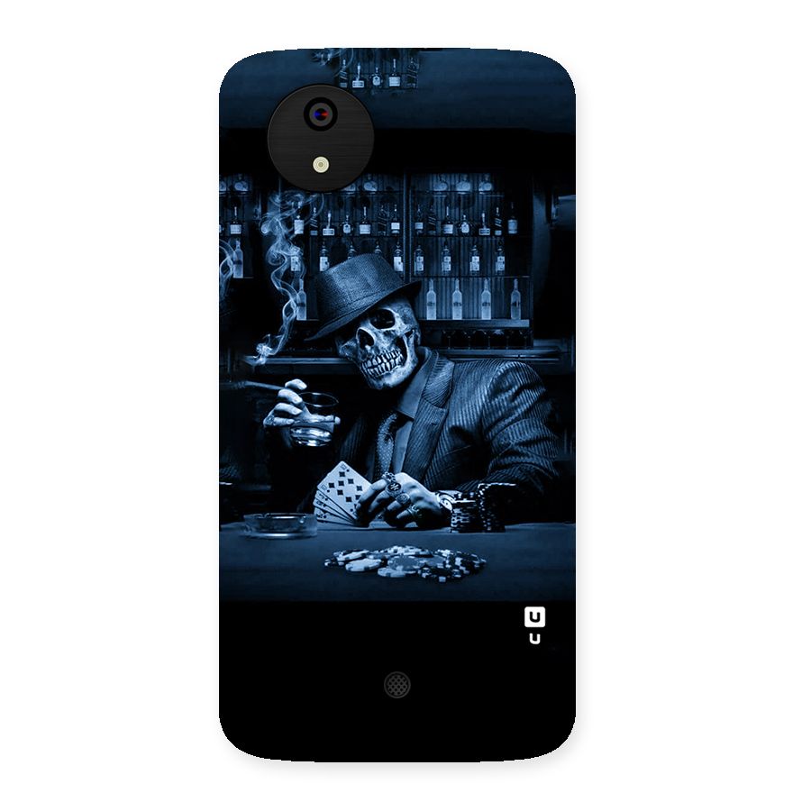 Cool Skull Cards Back Case for Micromax Canvas A1