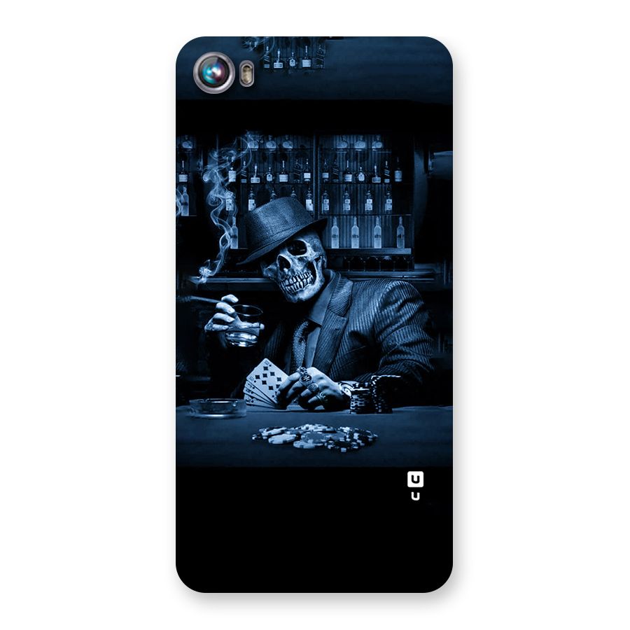 Cool Skull Cards Back Case for Micromax Canvas Fire 4 A107