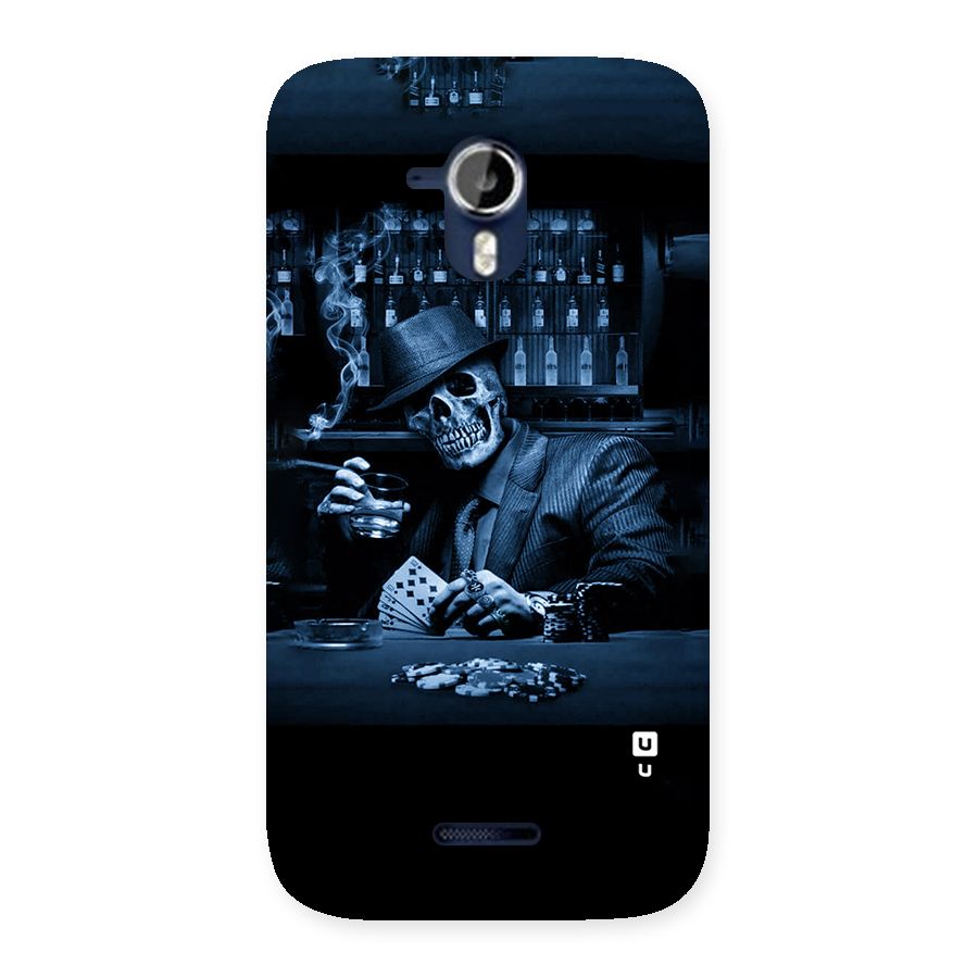 Cool Skull Cards Back Case for Micromax Canvas Magnus A117