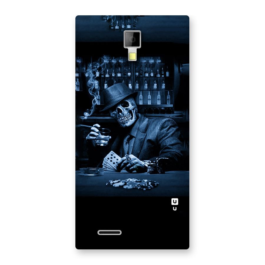 Cool Skull Cards Back Case for Micromax Canvas Xpress A99
