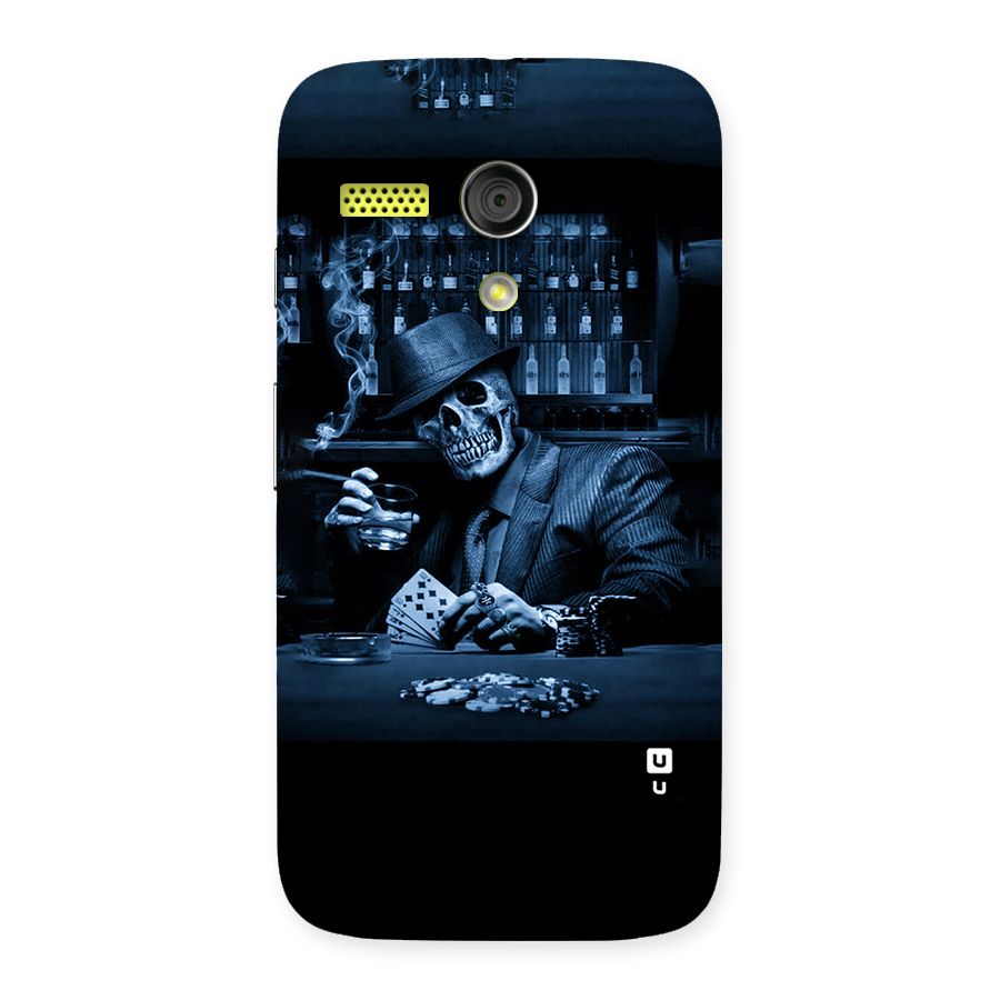 Cool Skull Cards Back Case for Moto G