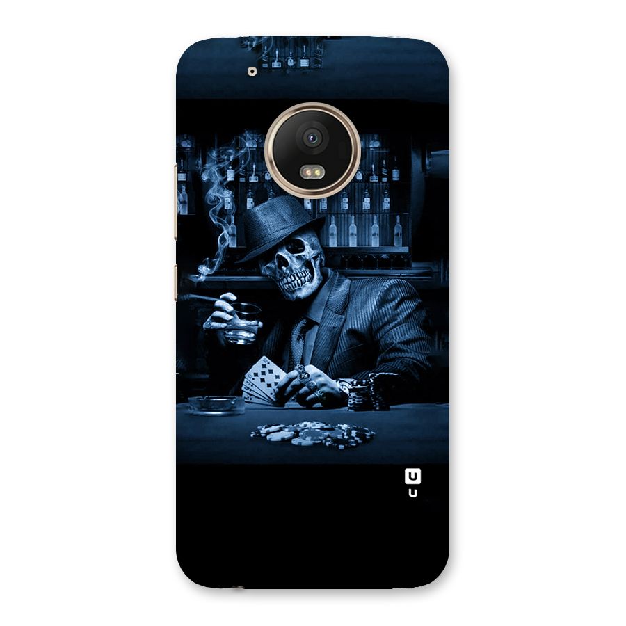 Cool Skull Cards Back Case for Moto G5 Plus
