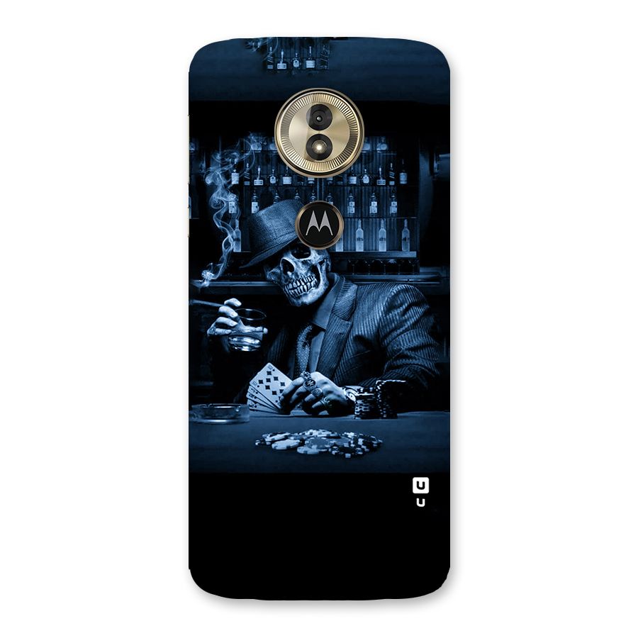 Cool Skull Cards Back Case for Moto G6 Play