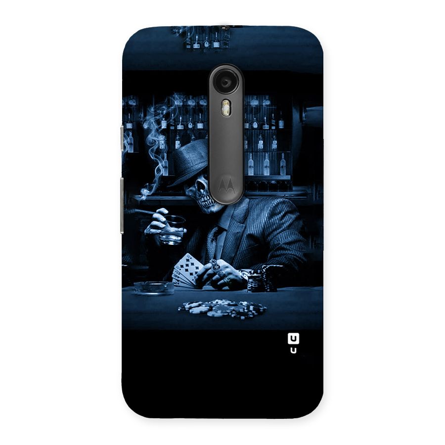Cool Skull Cards Back Case for Moto G Turbo