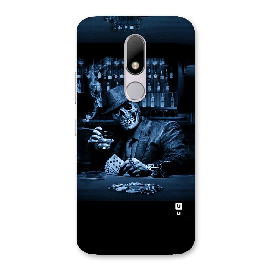 Cool Skull Cards Back Case for Moto M