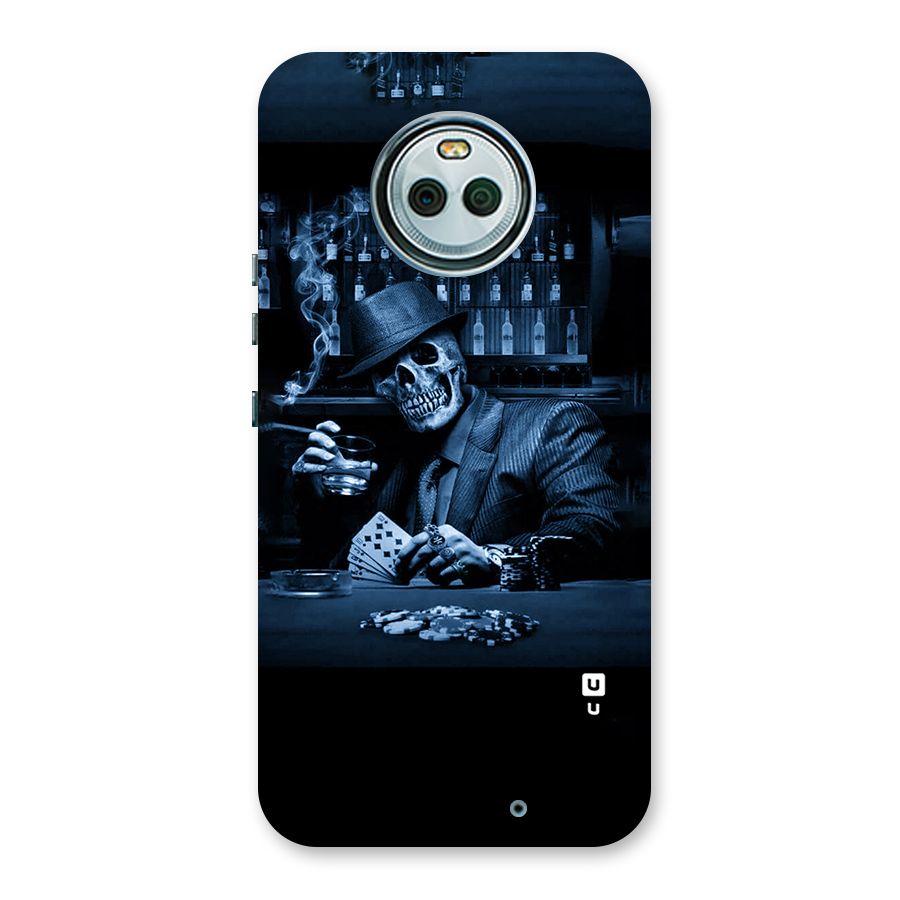 Cool Skull Cards Back Case for Moto X4