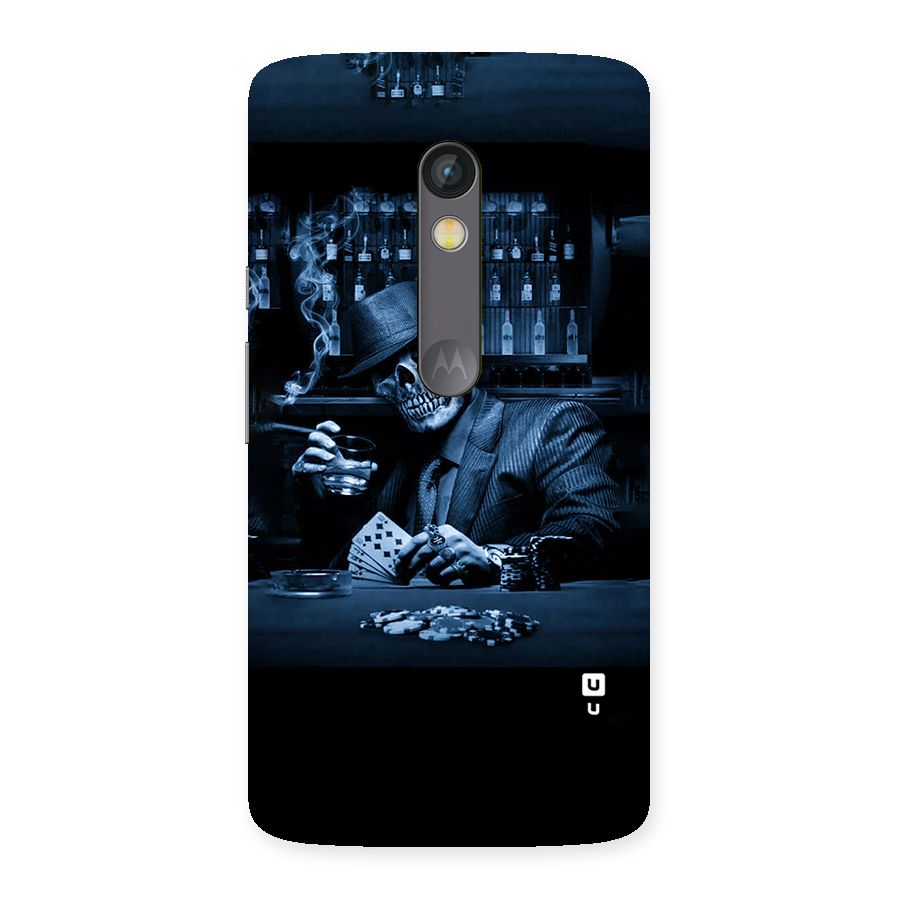 Cool Skull Cards Back Case for Moto X Play