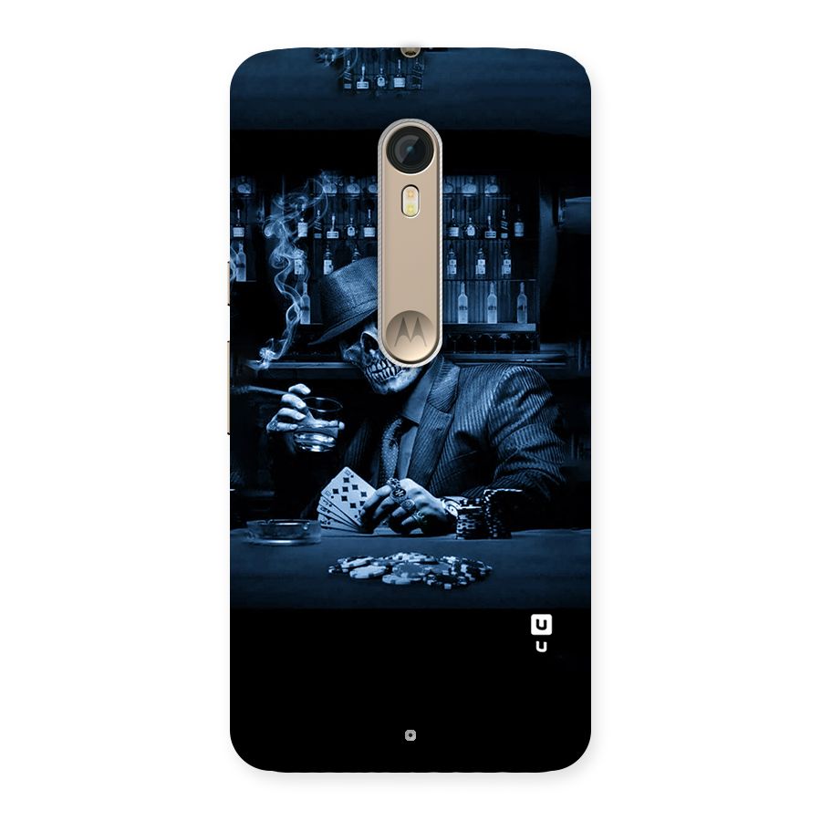 Cool Skull Cards Back Case for Motorola Moto X Style