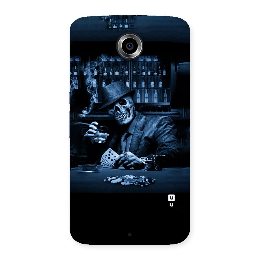 Cool Skull Cards Back Case for Nexsus 6