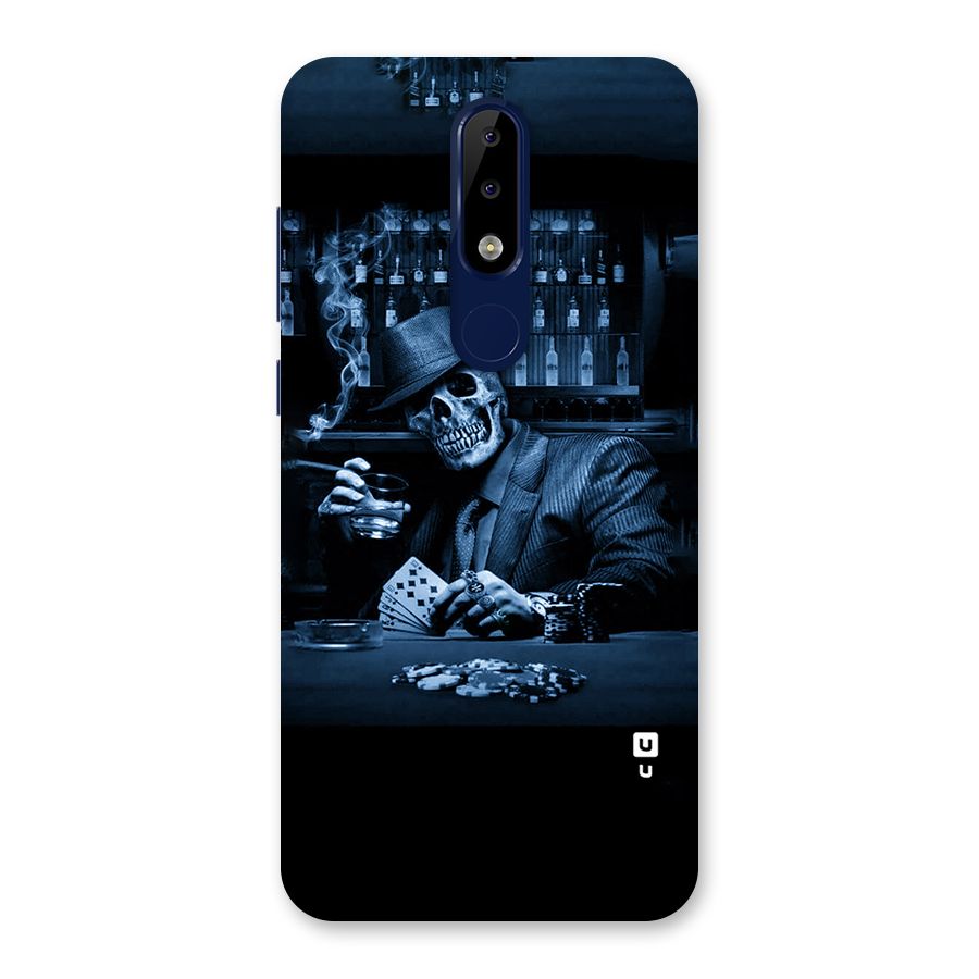 Cool Skull Cards Back Case for Nokia 5.1 Plus