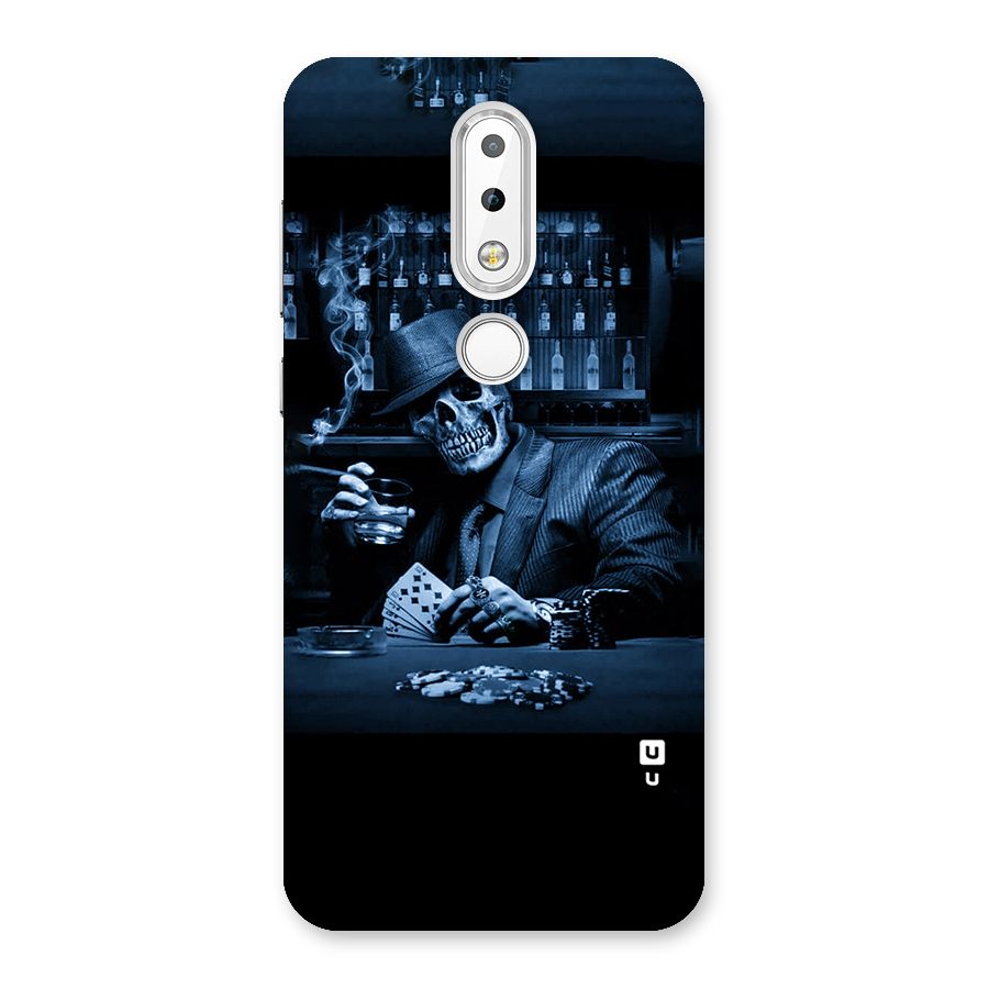 Cool Skull Cards Back Case for Nokia 6.1 Plus