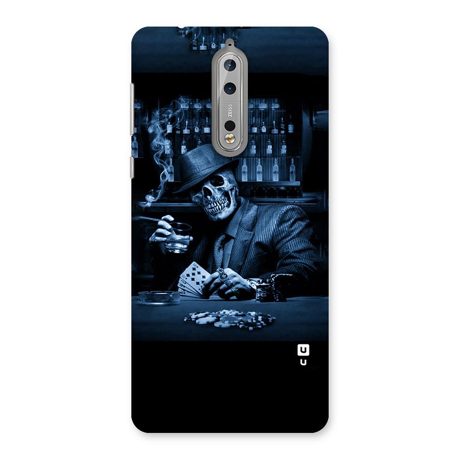 Cool Skull Cards Back Case for Nokia 8