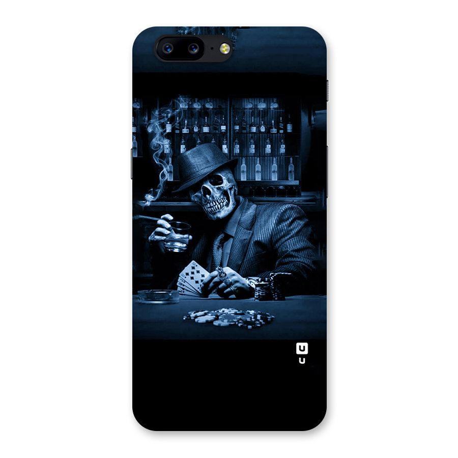 Cool Skull Cards Back Case for OnePlus 5