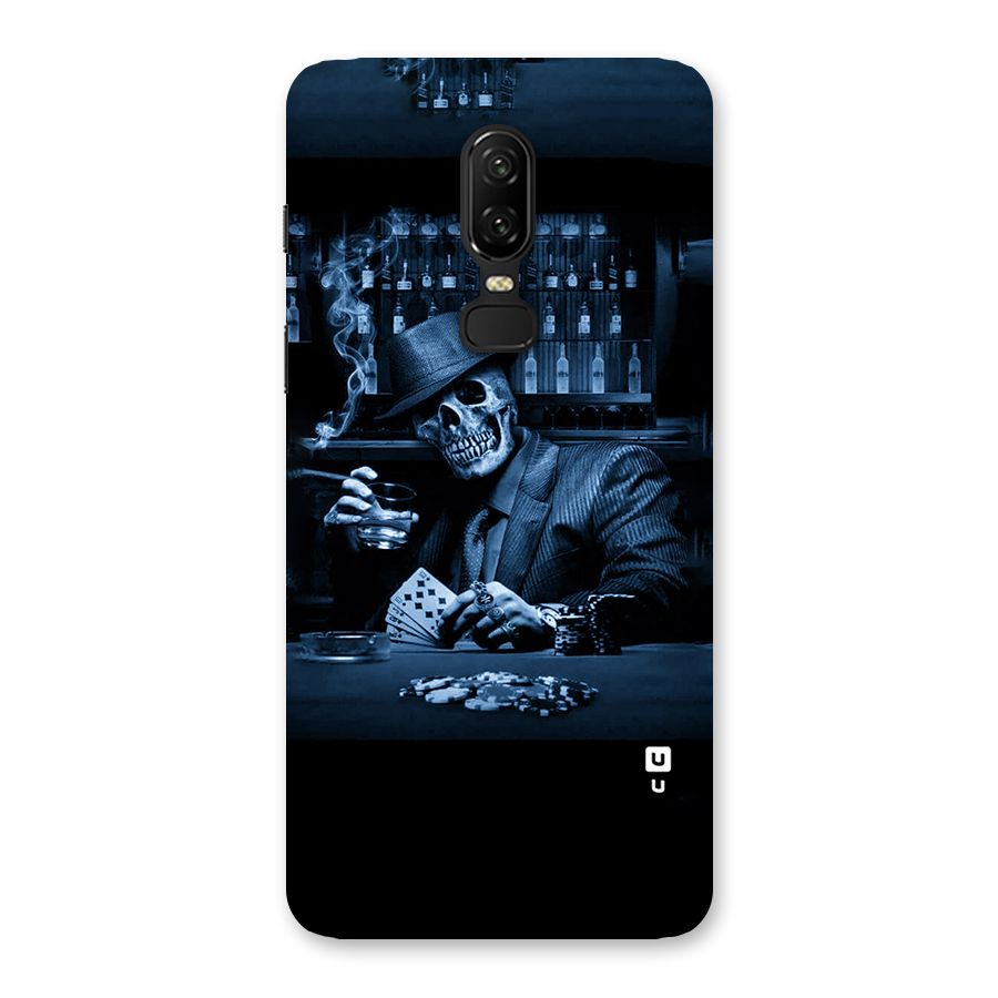 Cool Skull Cards Back Case for OnePlus 6