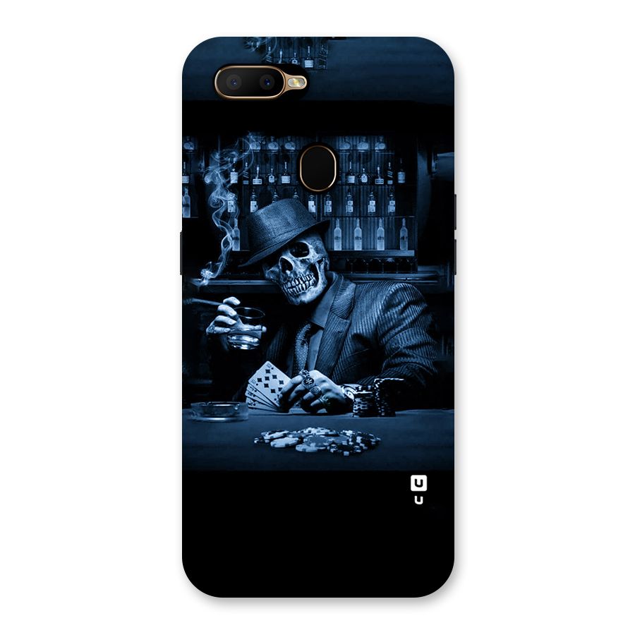 Cool Skull Cards Back Case for Oppo A5s