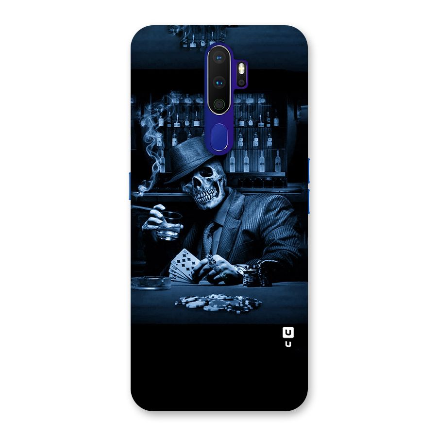 Cool Skull Cards Back Case for Oppo A9 (2020)