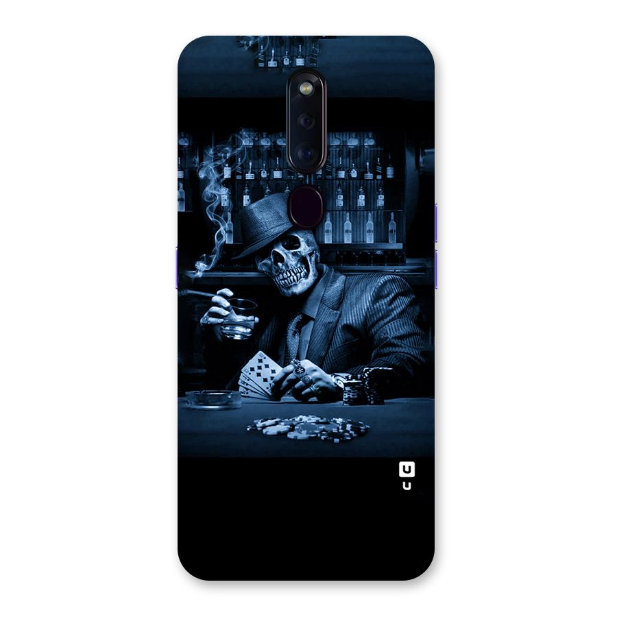Cool Skull Cards Back Case for Oppo F11 Pro