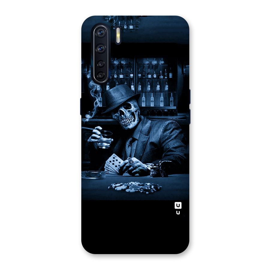 Cool Skull Cards Back Case for Oppo F15