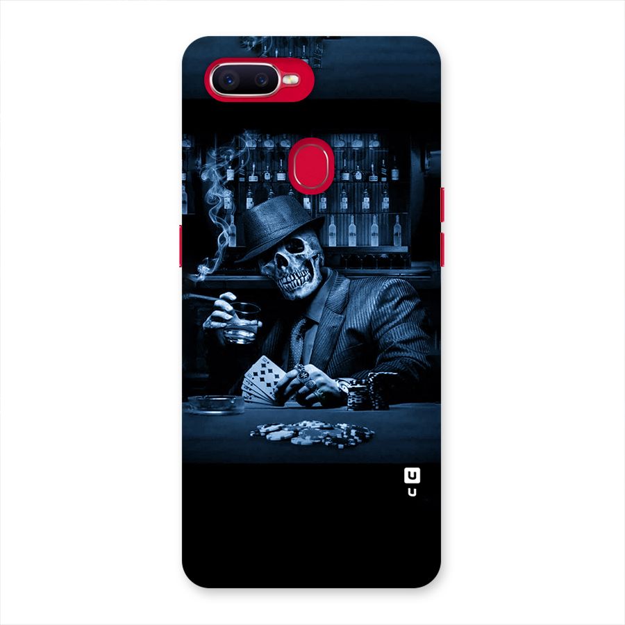 Cool Skull Cards Back Case for Oppo F9 Pro