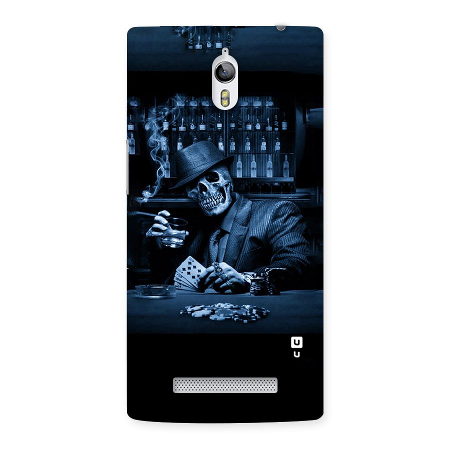 Cool Skull Cards Back Case for Oppo Find 7