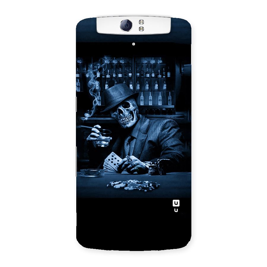 Cool Skull Cards Back Case for Oppo N1