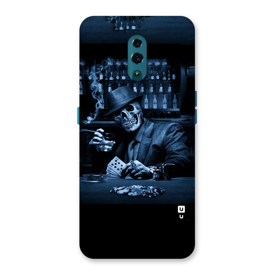 Cool Skull Cards Back Case for Oppo Reno