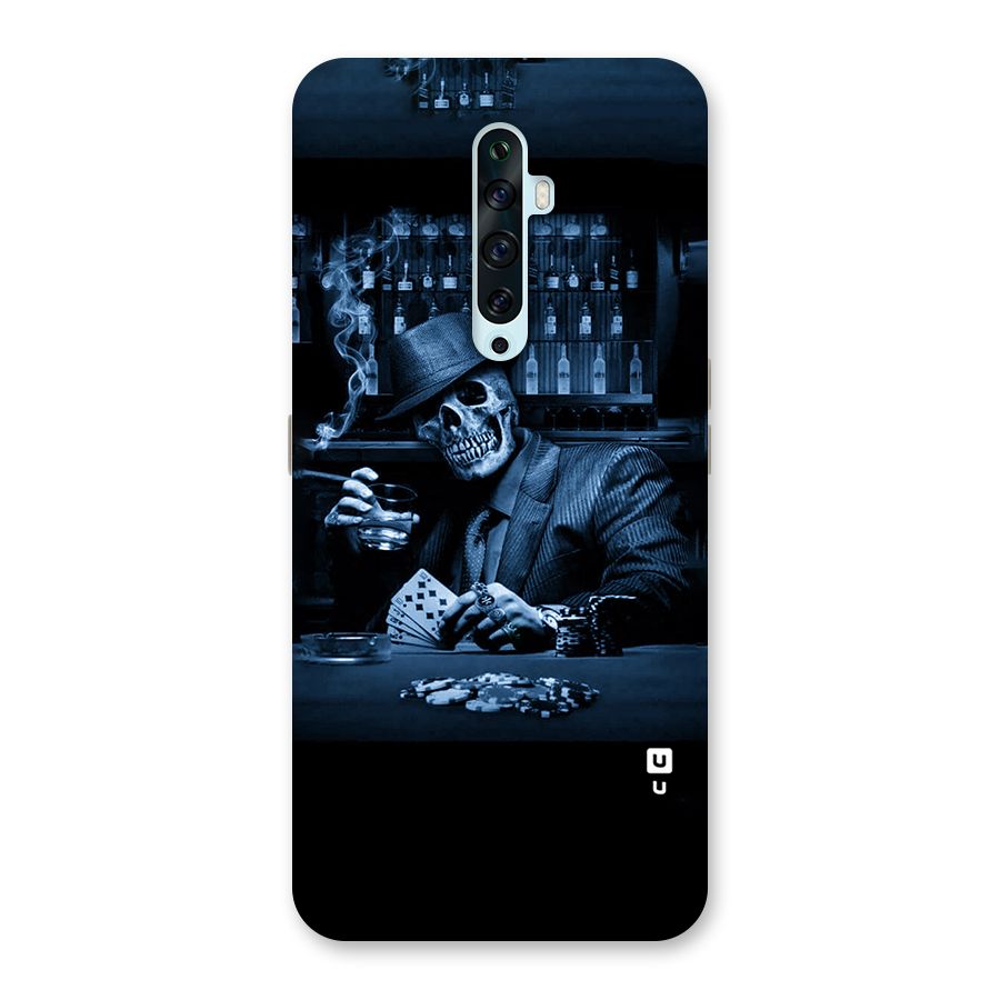 Cool Skull Cards Back Case for Oppo Reno2 Z