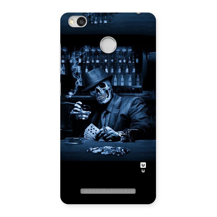 Cool Skull Cards Back Case for Redmi 3S Prime